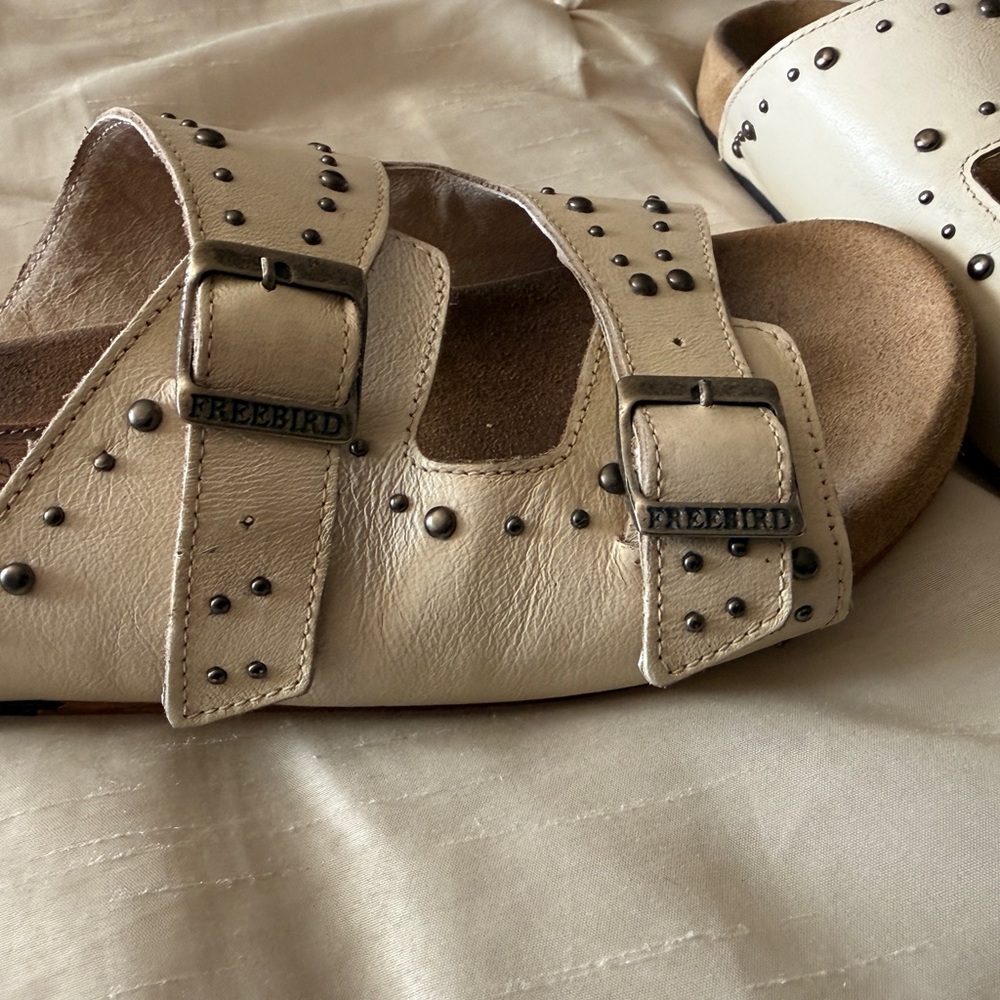 Freebird by Steven White Studded Buckle Sandals
Runs large - Picture 4 of 5